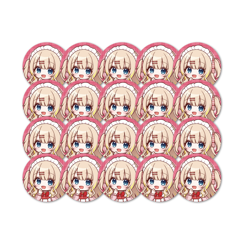 綿宮あひる 57mm缶バッジ 20個セット【9月上旬以降順次発送】