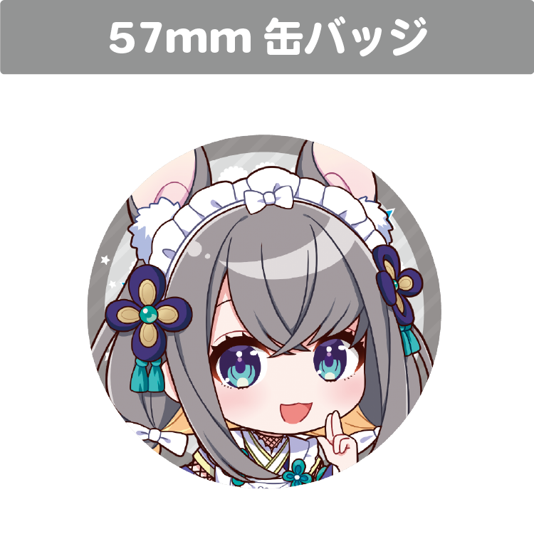 忍野ちゆ 57mm 丸缶バッジ