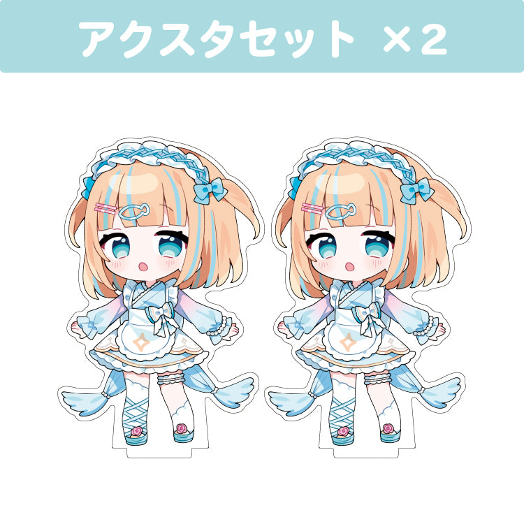 夢川かなう アクリルスタンド2個セット