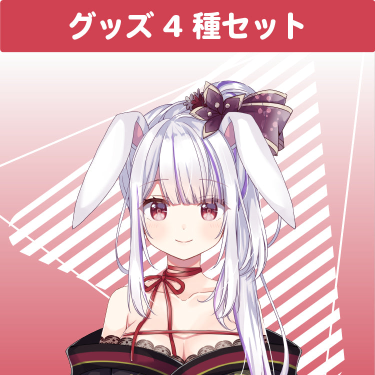 丸餅つきみ グッズセット(4種入り)