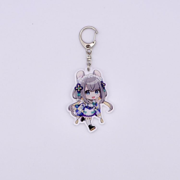 忍野ちゆ 生クリーム大福セット 限定アクリルキーホルダー(60×60mm)付き