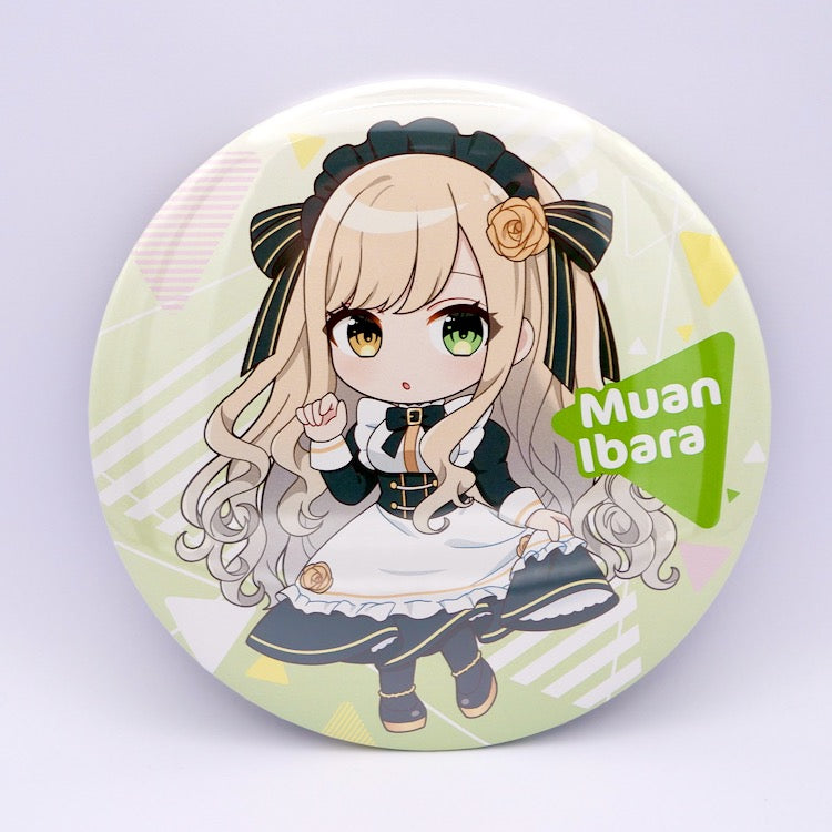 茨むあん 150mm 丸缶バッジ