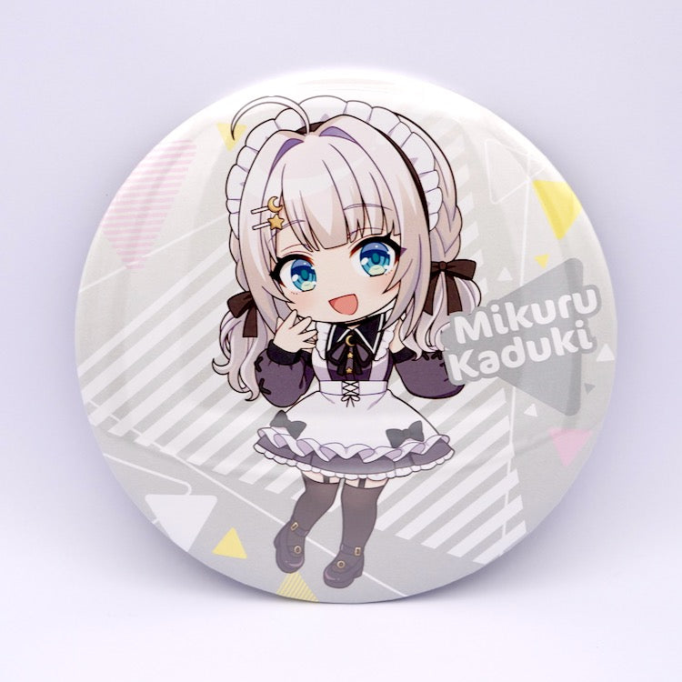 華月みくる 150mm 丸缶バッジ