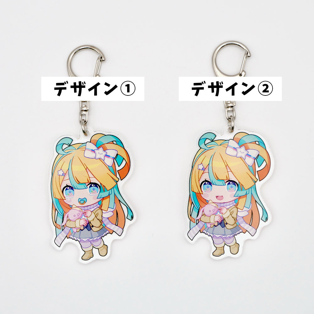 天川はの クリスマスフィナンシェセット(いちご味) 限定アクリルキーホルダー(60×60mm)付き、デザイン①