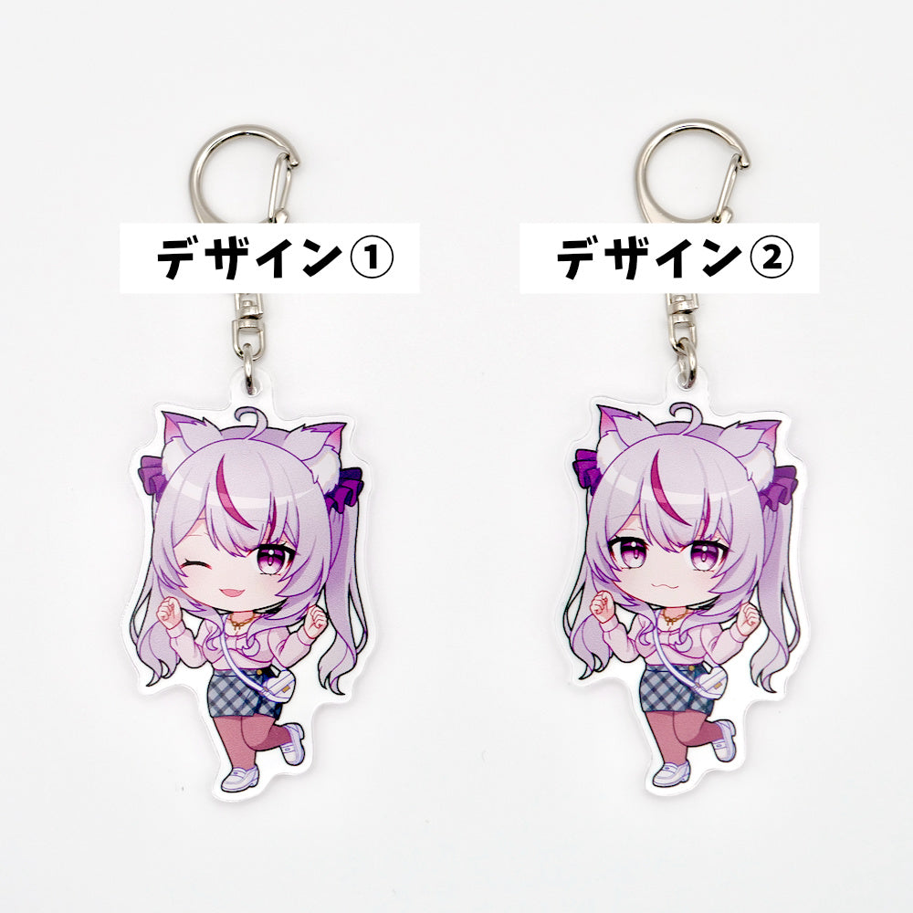 猫山みあ クリスマスフィナンシェセット(抹茶味)、 限定アクリルキーホルダー(60×60mm)付き、デザイン②