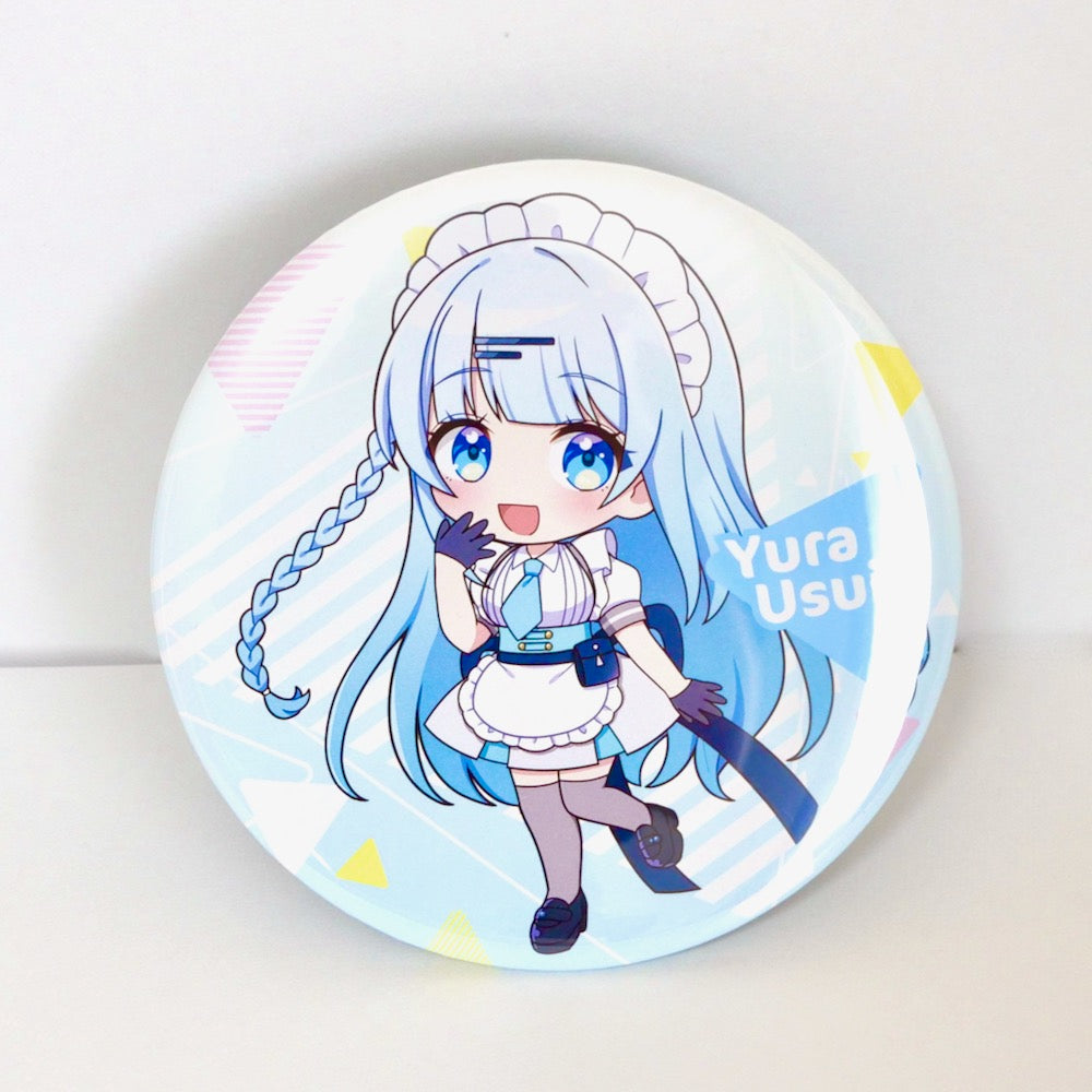 碓氷ゆら 150mm 丸缶バッジ